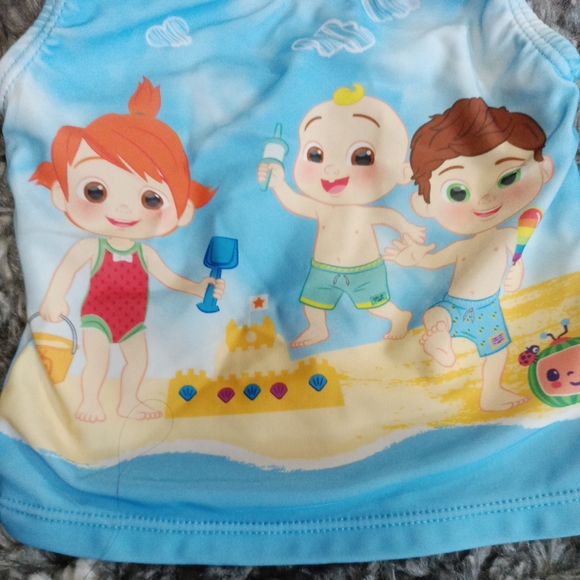 Girls Disney Cocomelon Tankini Swim Top 18 Months - Picture 2 of 4